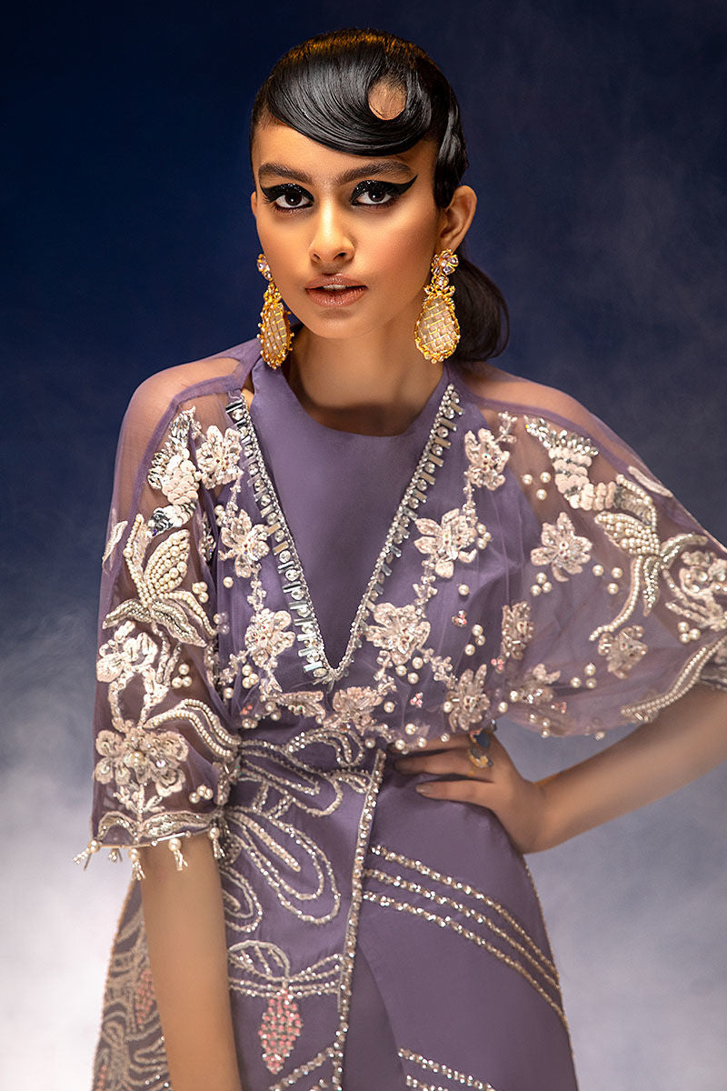 Haute Form | Luxury Pret | PURPLE ROSE by Haute Form - Designer Dress - Type: Ladies Clothes - Available at Libayah - 100% Original