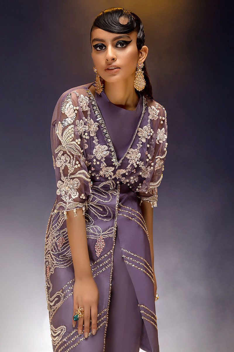 Haute Form | Luxury Pret | PURPLE ROSE by Haute Form - Designer Dress - Type: Ladies Clothes - Available at Libayah - 100% Original