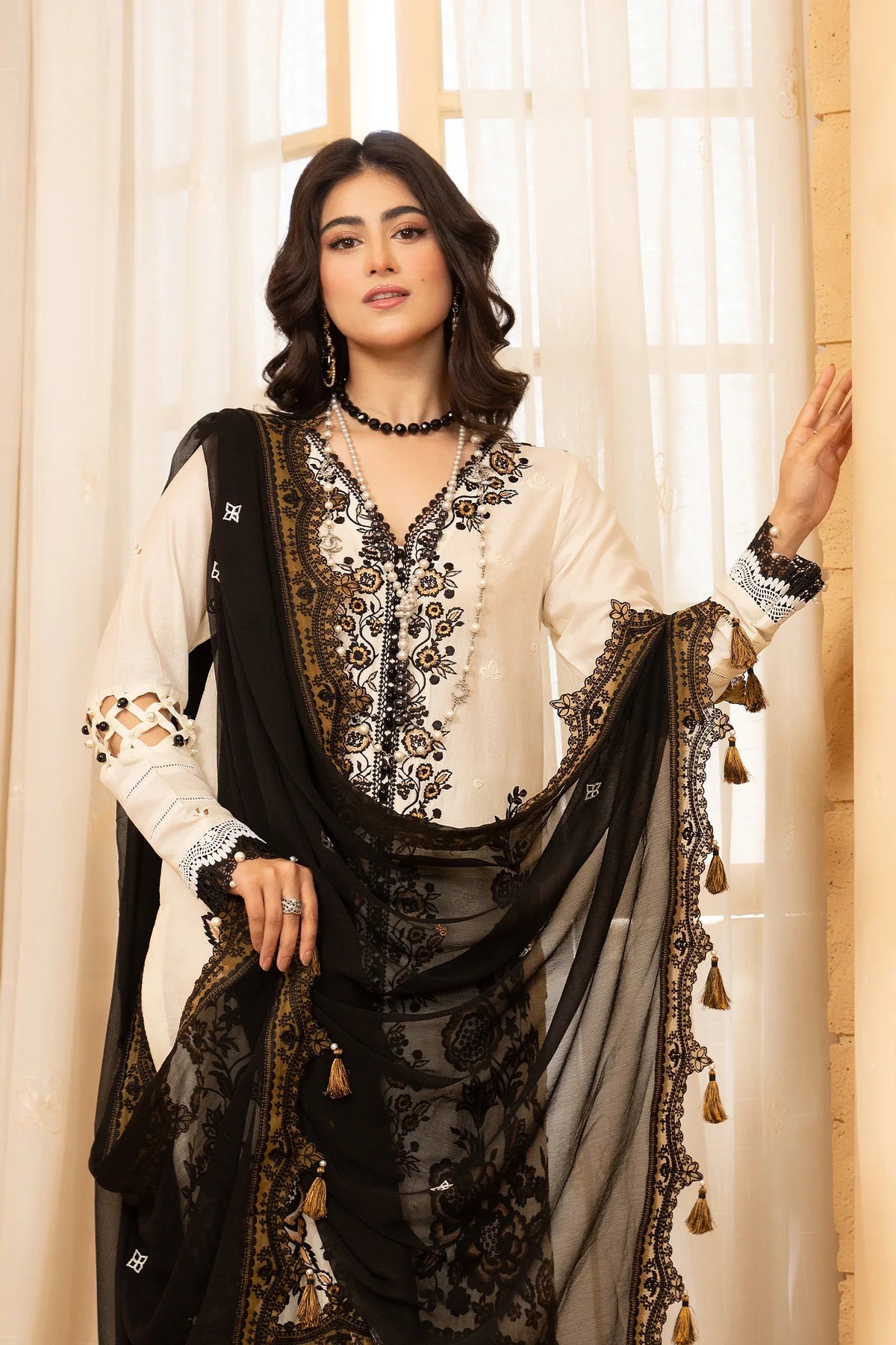 Hemstitch | Summer Luxury Lawn 24 | Prestige by Hemstitch - Designer Dress - Type: Ladies Clothes - Available at Libayah - 100% Original