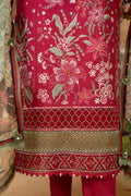 Hemstitch | Summer Luxury Lawn 24 | Scarlet Red by Hemstitch - Designer Dress - Type: Ladies Clothes - Available at Libayah - 100% Original