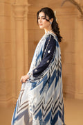 Hemstitch | Summer Luxury Lawn 24 | Ice Blue by Hemstitch - Designer Dress - Type: Ladies Clothes - Available at Libayah - 100% Original