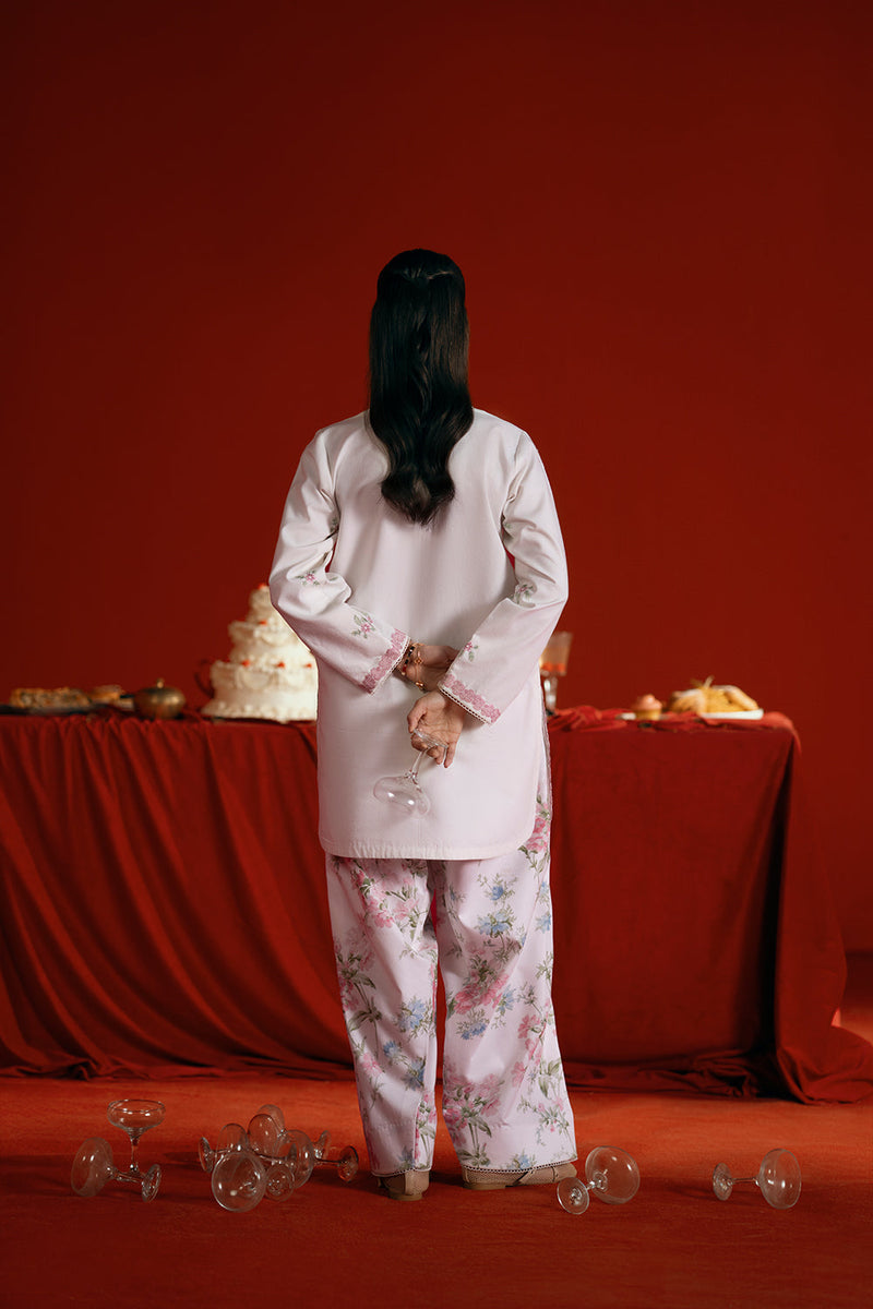 Saira Rizwan | Joolie Co ords |JOOLIE WHITE - JBP25-07 by Saira Rizwan - Designer Dress  - Type : Ladies Clothes - Available at Libayah - 100% Original 