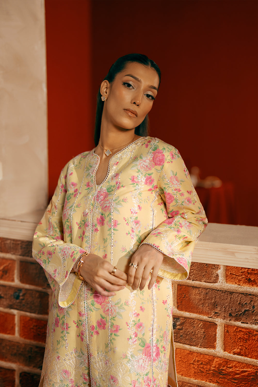 Saira Rizwan | Joolie Co ords | YELLOW-JBP25-01 by Saira Rizwan - Designer Dress  - Type : Ladies Clothes - Available at Libayah - 100% Original 