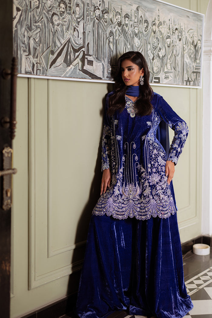 Saira Rizwan | Velvet Pret 25 | ZARREEN-SRVP25-02 by Saira Rizwan - Designer Dress - Type : Ladies Clothes - Available at Libayah - 100% Original 
