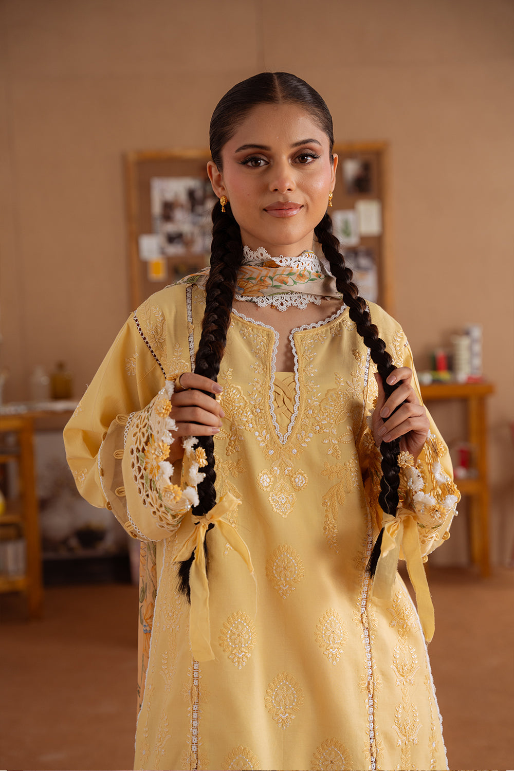 Saira Rizwan | Laanem Summer Lawn 25 | LEYLA-A-SRL25-04 by Saira Rizwan - Designer Dress - Type: Ladies Clothes - Available at Libayah - 100% Original