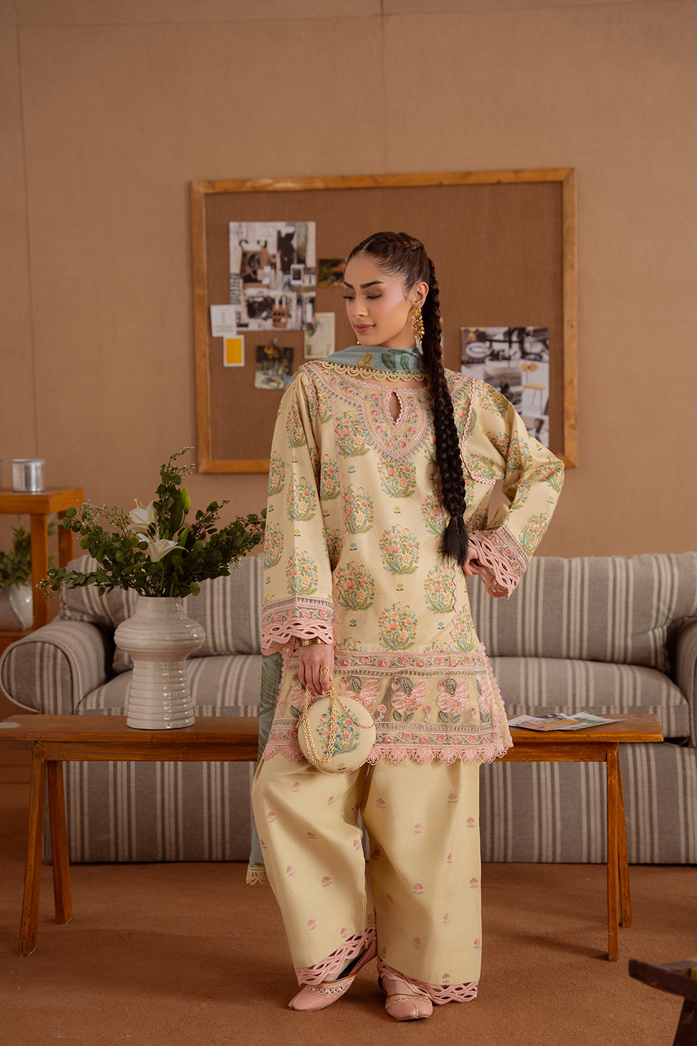 Saira Rizwan | Laanem Summer Lawn 25 | NERIDA-A-SRL25-02 by Saira Rizwan - Designer Dress - Type: Ladies Clothes - Available at Libayah - 100% Original