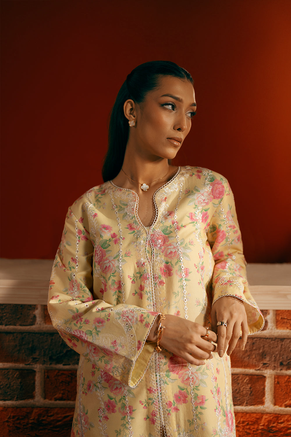Saira Rizwan | Joolie Co ords | YELLOW-JBP25-01 by Saira Rizwan - Designer Dress  - Type : Ladies Clothes - Available at Libayah - 100% Original 