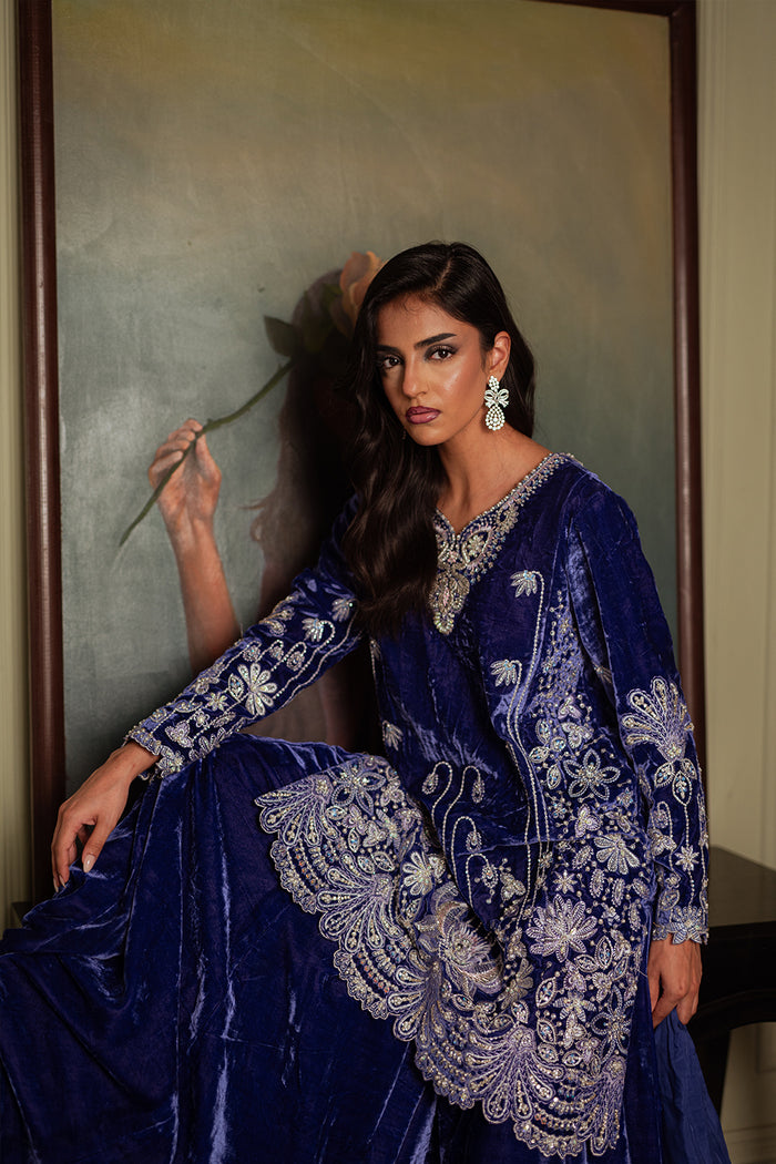Saira Rizwan | Velvet Pret 25 | ZARREEN-SRVP25-02 by Saira Rizwan - Designer Dress - Type : Ladies Clothes - Available at Libayah - 100% Original 