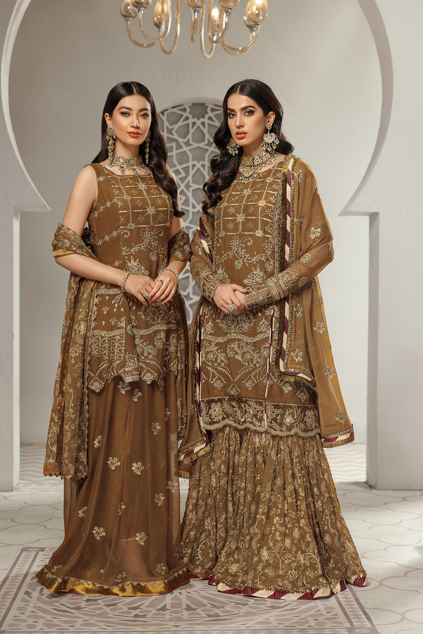 House of Nawab | Luxury Formals | AADHEEN by House of Nawab - Designer Dress - Type: Ladies Clothes - Available at Libayah - 100% Original