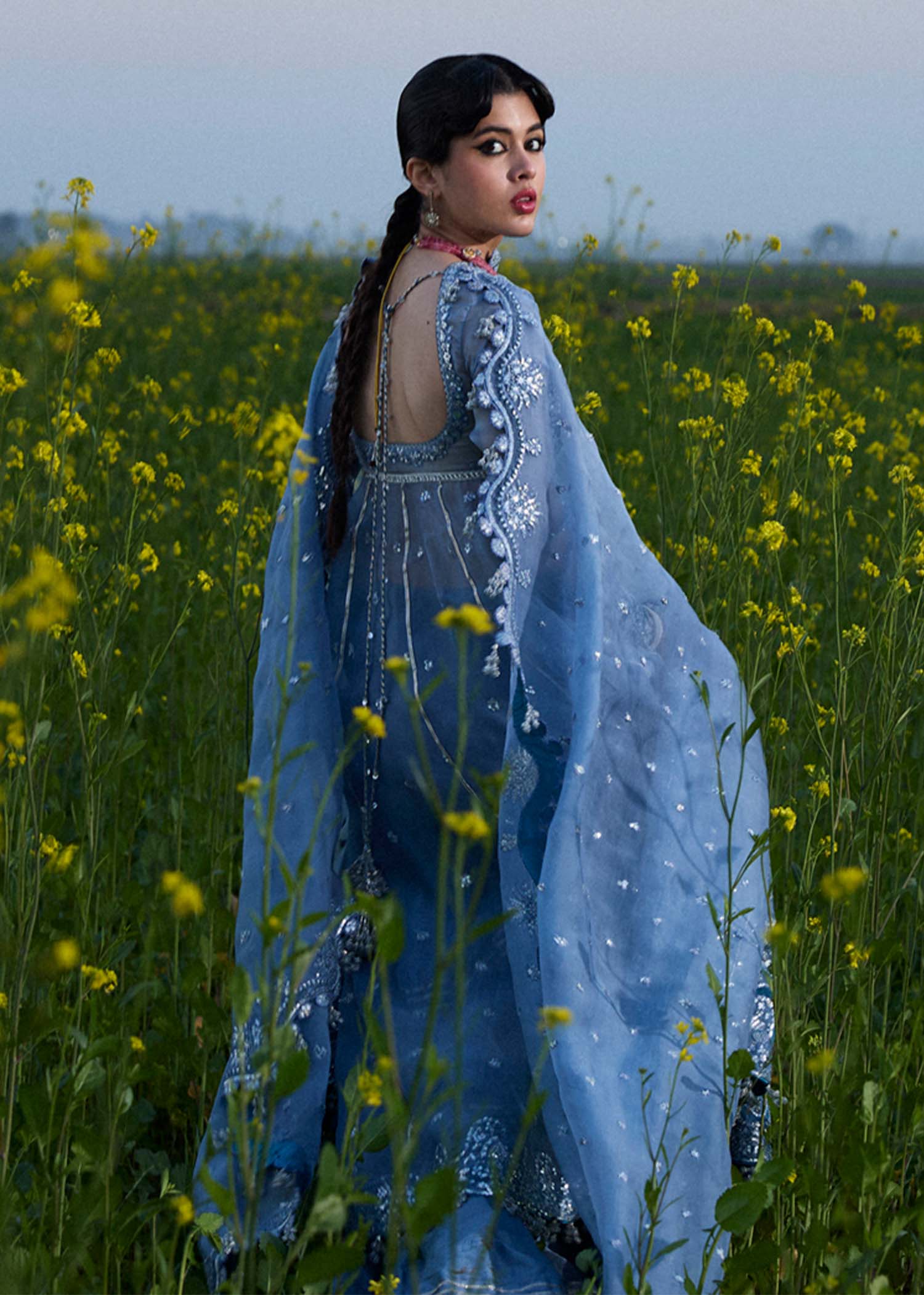 Hussain Rehar | Darlings Festive 25 | Mira by Hussain Rehar - Designer Dress - Type: Ladies Clothes - Available at Libayah - 100% Original