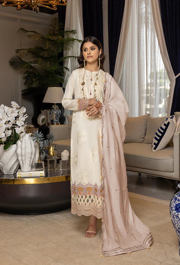 Humdum | Charlotte Chikankari Lawn | D04 by HumDum - Designer Dress - Type: Ladies Clothes - Available at Libayah - 100% Original