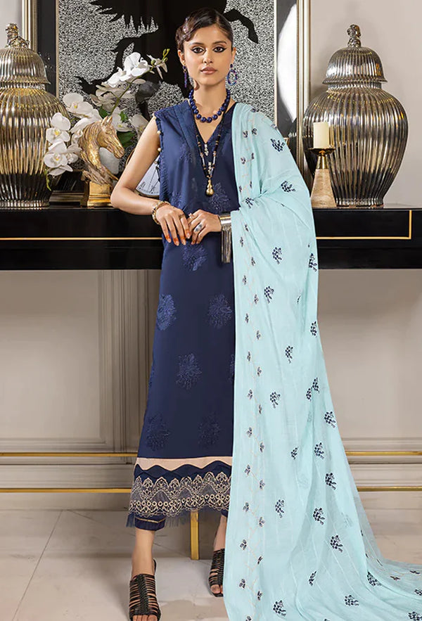 Humdum | Charlotte Chikankari Lawn | D09 by HumDum - Designer Dress - Type: Ladies Clothes - Available at Libayah - 100% Original