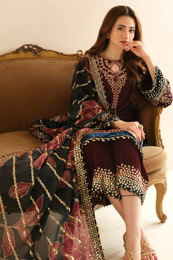 Jazmin | Velvet Edit 24 | Velvet Formal VF-2038 by Jazmin - Designer Dress - Type: Formal - Available at Libayah - 100% Original