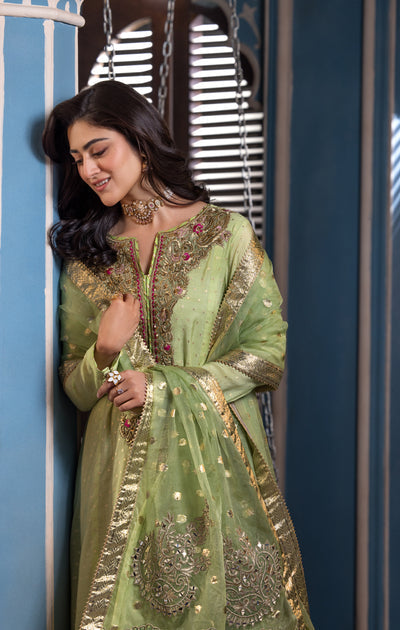 Maya | Mehr o Mah Formals | LUSTRE by Maya - Designer Dress - Type: Ladies Clothes - Available at Libayah - 100% Original