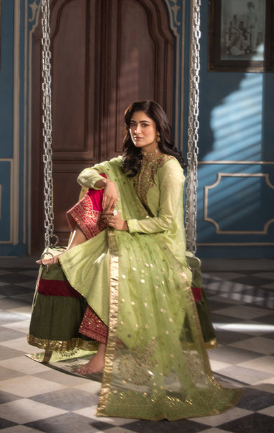 Maya | Mehr o Mah Formals | LUSTRE by Maya - Designer Dress - Type: Ladies Clothes - Available at Libayah - 100% Original