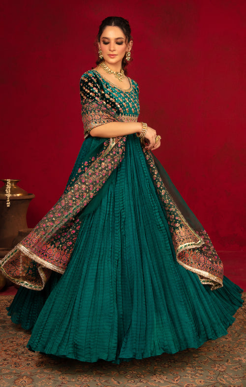 Maya | Raazi Velvet 24 | DILAAB by Maya - Designer Dress - Type: Ladies Clothes - Available at Libayah - 100% Original