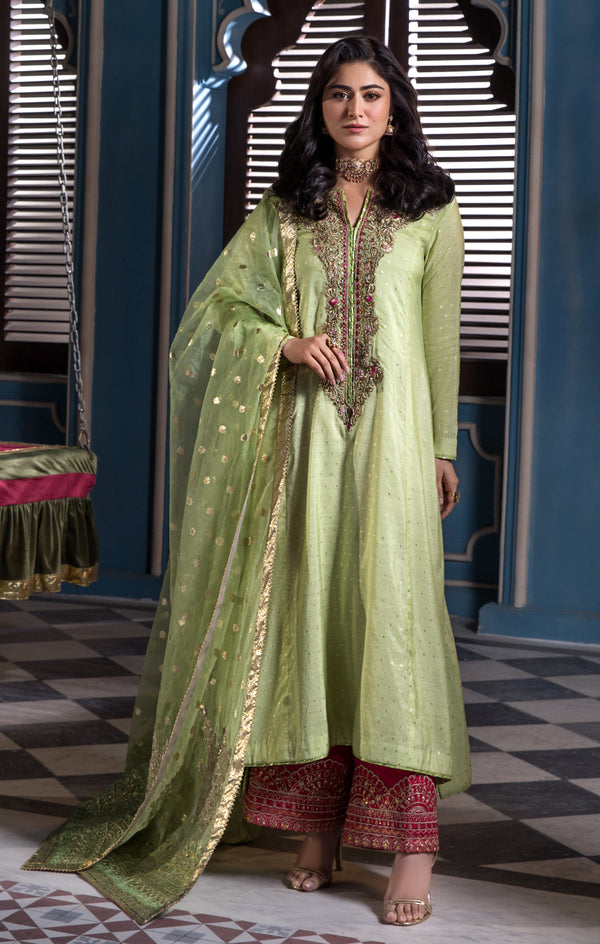 Maya | Mehr o Mah Formals | LUSTRE by Maya - Designer Dress - Type: Ladies Clothes - Available at Libayah - 100% Original