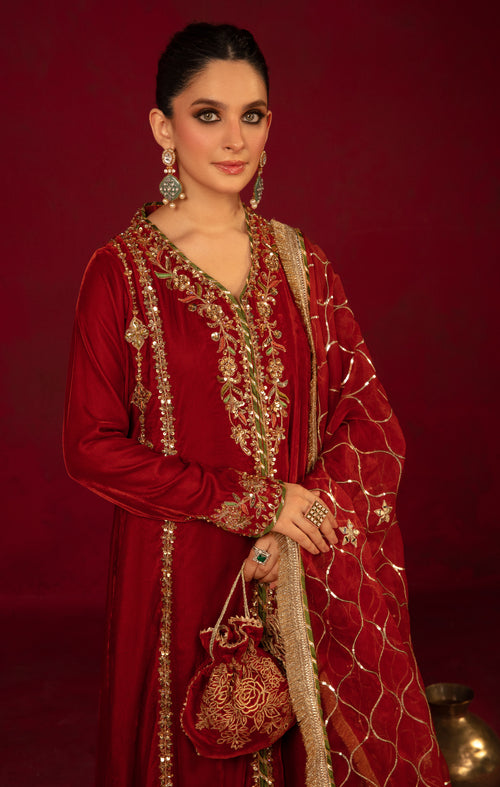 Maya | Raazi Velvet 24 | IMROZ by Maya - Designer Dress - Type: Ladies Clothes - Available at Libayah - 100% Original