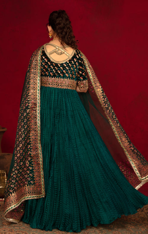 Maya | Raazi Velvet 24 | DILAAB by Maya - Designer Dress - Type: Ladies Clothes - Available at Libayah - 100% Original