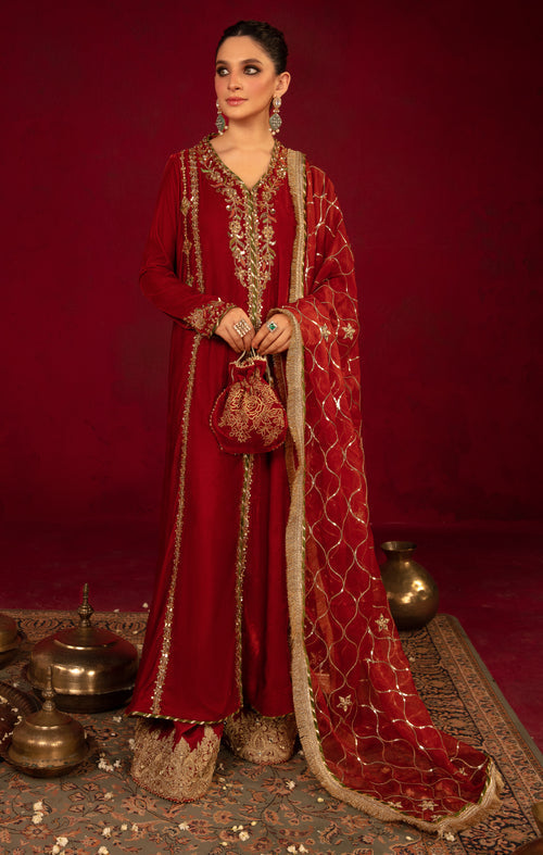 Maya | Raazi Velvet 24 | IMROZ by Maya - Designer Dress - Type: Ladies Clothes - Available at Libayah - 100% Original