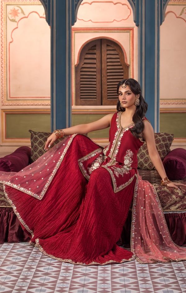 Maya | Mehr o Mah |RUMAANA by Maya - Designer Dress  - Type : Ladies Clothes - Available at Libayah - 100% Original 