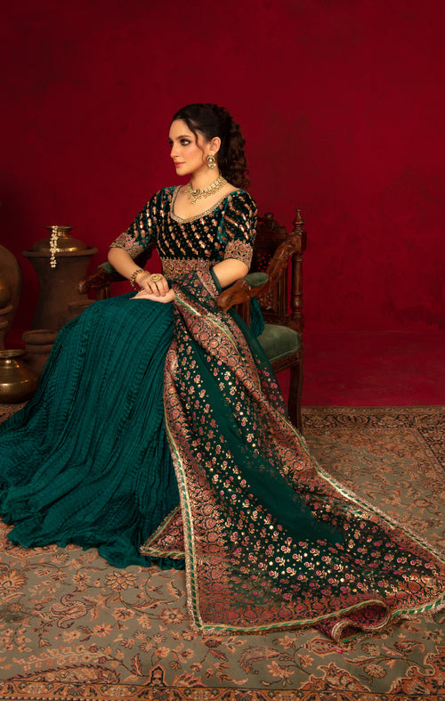 Maya | Raazi Velvet 24 | DILAAB by Maya - Designer Dress - Type: Ladies Clothes - Available at Libayah - 100% Original