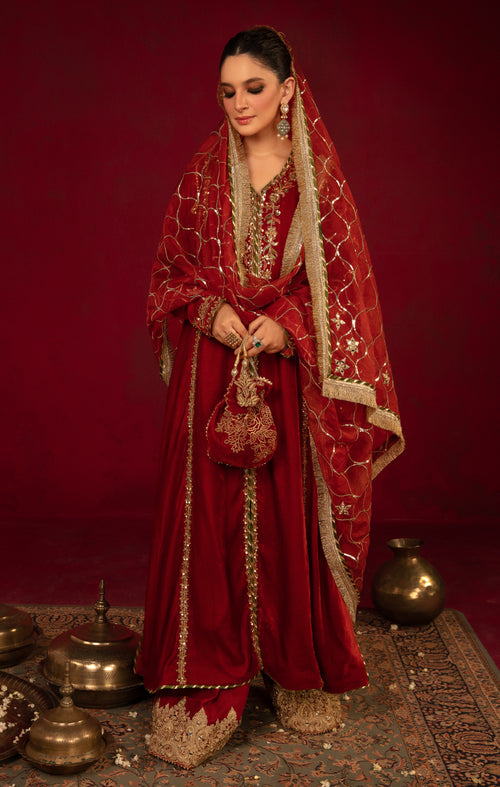 Maya | Raazi Velvet 24 | IMROZ by Maya - Designer Dress - Type: Ladies Clothes - Available at Libayah - 100% Original
