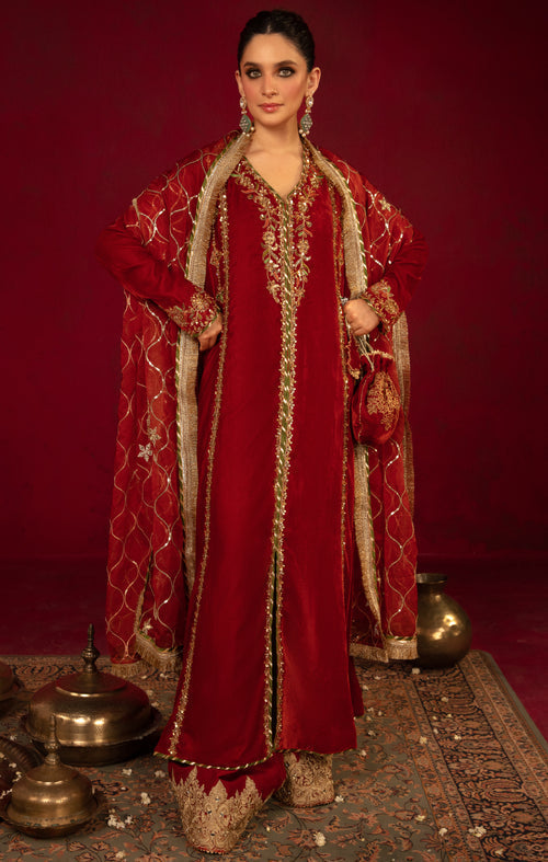 Maya | Raazi Velvet 24 | IMROZ by Maya - Designer Dress - Type: Ladies Clothes - Available at Libayah - 100% Original