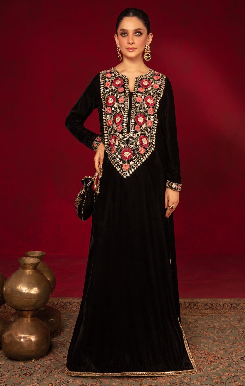 Maya | Raazi Velvet 24 | ZEEST by Maya - Designer Dress - Type: Ladies Clothes - Available at Libayah - 100% Original