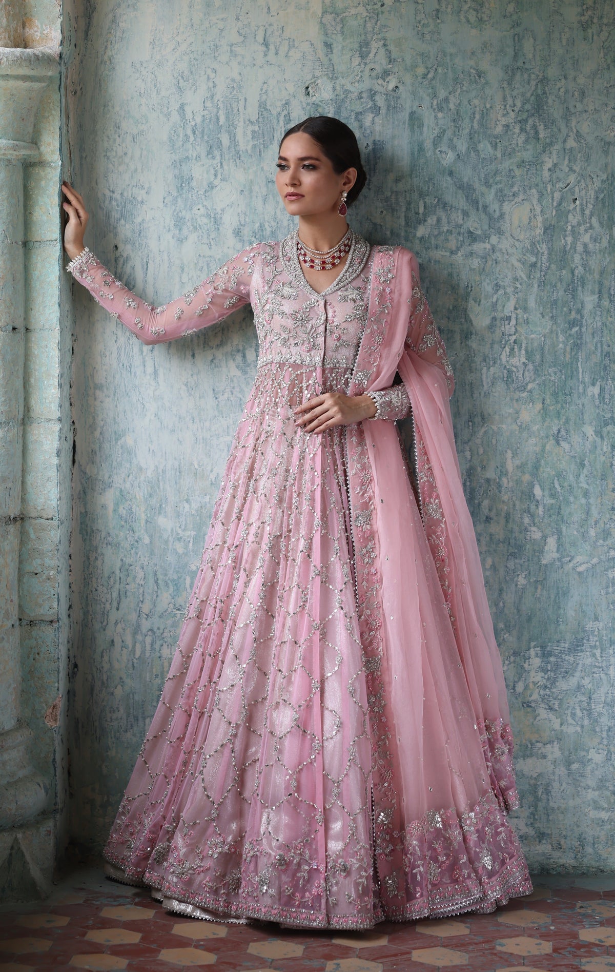 Mina Hasan | Formal Wedding Dresses | MHC-1051 by Mina Hasan - Designer Dress - Type: Ladies Clothes - Available at Libayah - 100% Original