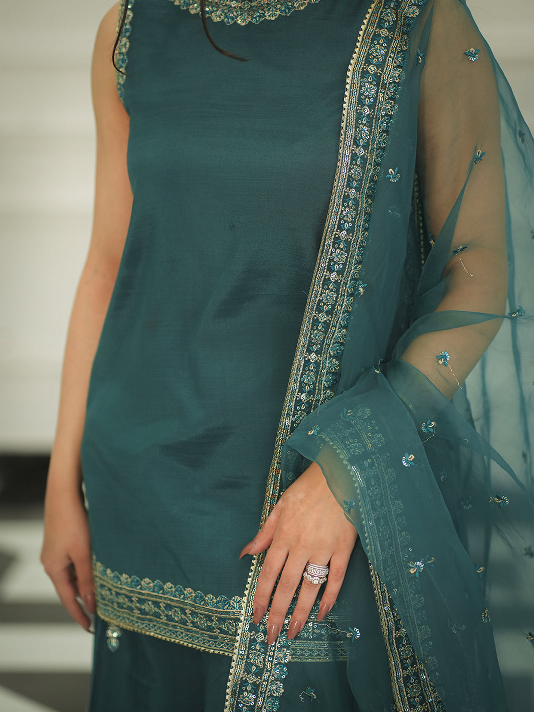 Faiza Faisal | Mayal Festive Pret 25 | SEREN by Faiza Faisal - Designer Dress - Type: Ladies Clothes - Available at Libayah - 100% Original