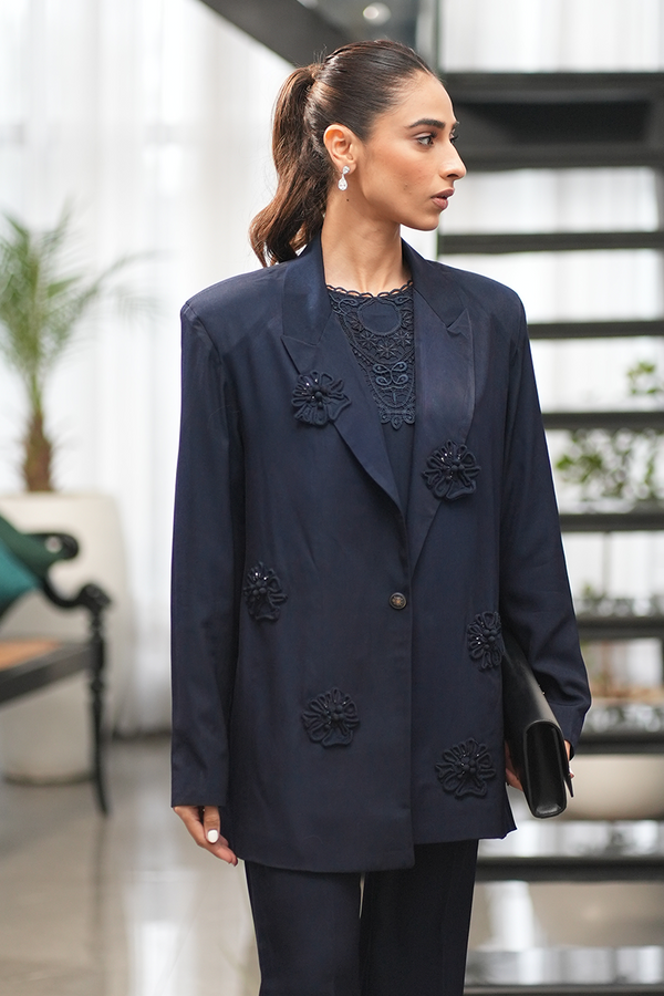 Sana Abbas | La Fiesta | Indigo by Sana Abbas - Designer Dress - Type: Ladies Clothes - Available at Libayah - 100% Original