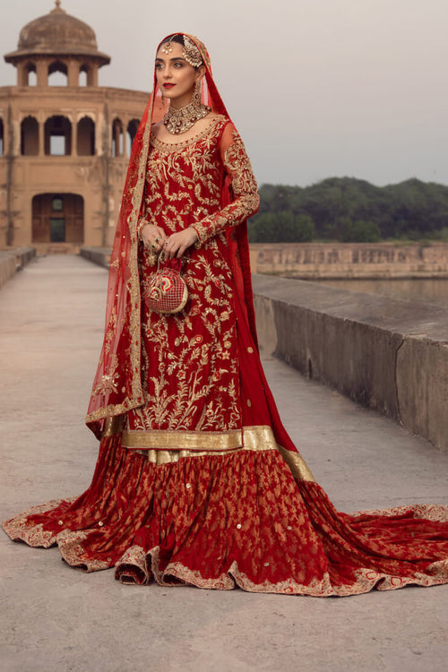 Maya | Wedding Formal Ulfat | SURKH by Maya - Designer Dress - Type: Ladies Clothes - Available at Libayah - 100% Original