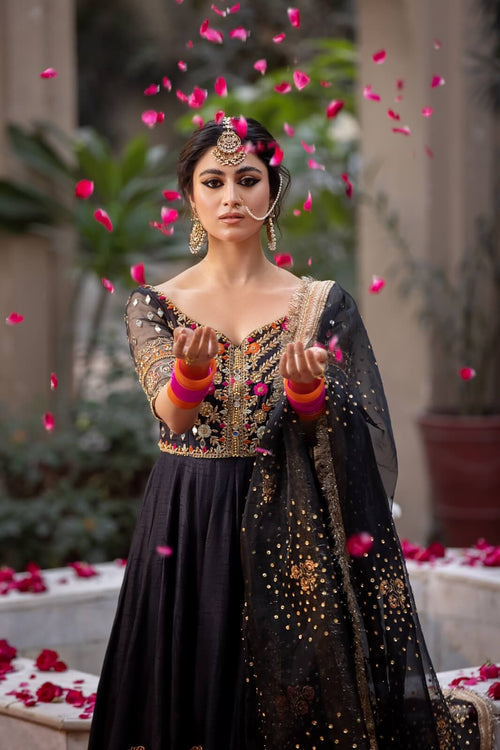 Maya | Wedding Formal Humnawa | NOORI by Maya - Designer Dress - Type: Ladies Clothes - Available at Libayah - 100% Original