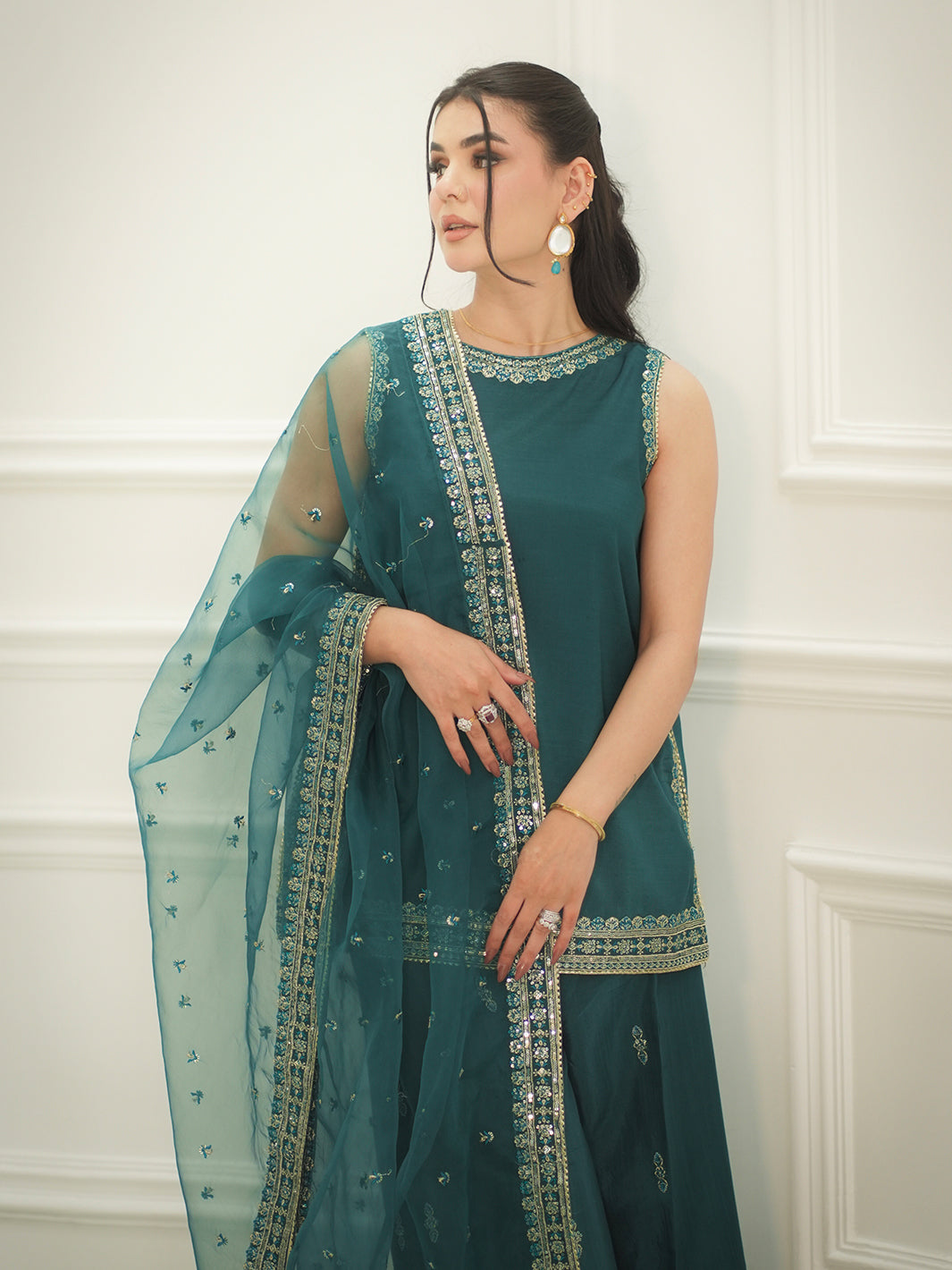 Faiza Faisal | Mayal Festive Pret 25 | SEREN by Faiza Faisal - Designer Dress - Type: Ladies Clothes - Available at Libayah - 100% Original