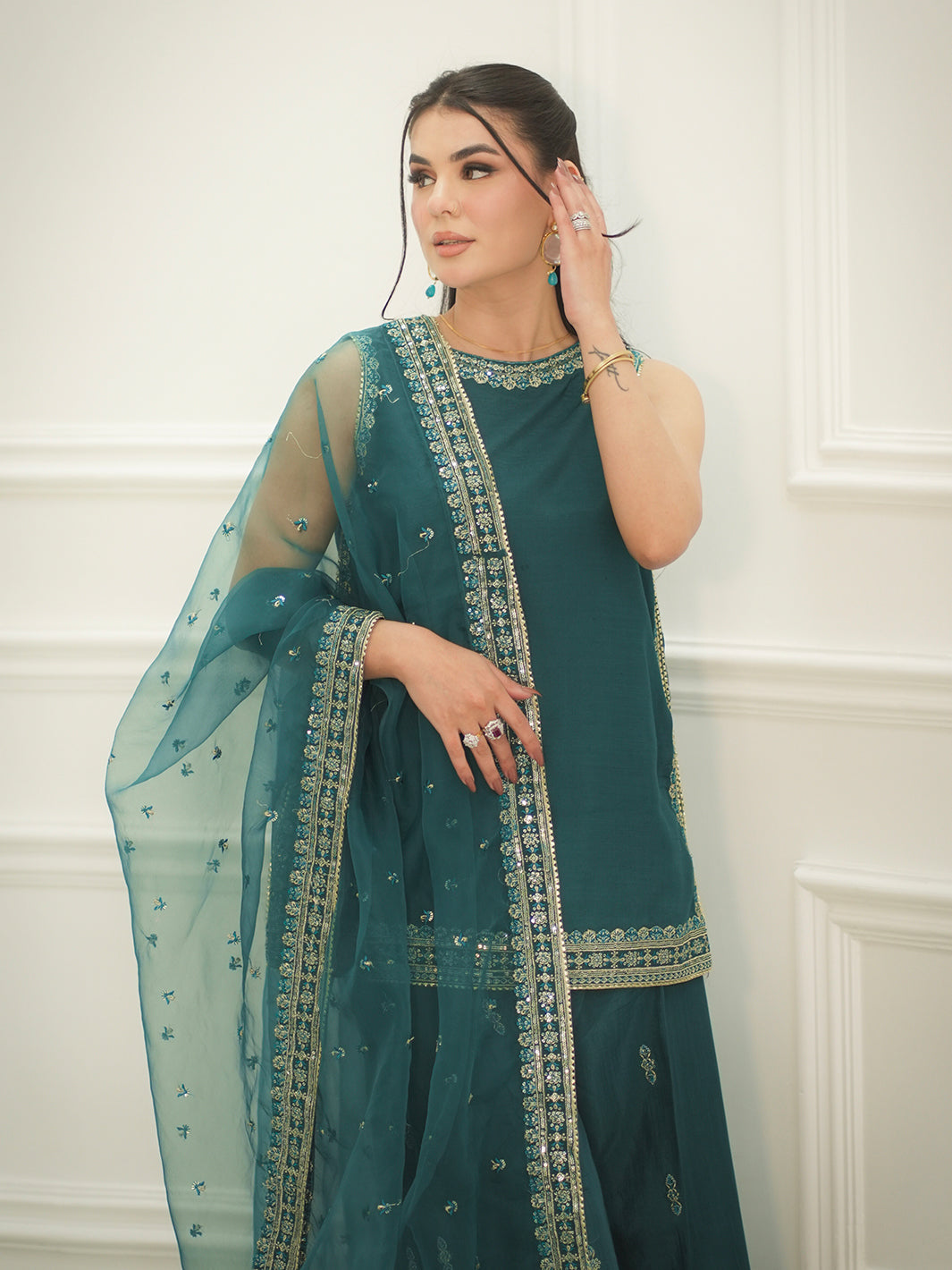 Faiza Faisal | Mayal Festive Pret 25 | SEREN by Faiza Faisal - Designer Dress - Type: Ladies Clothes - Available at Libayah - 100% Original