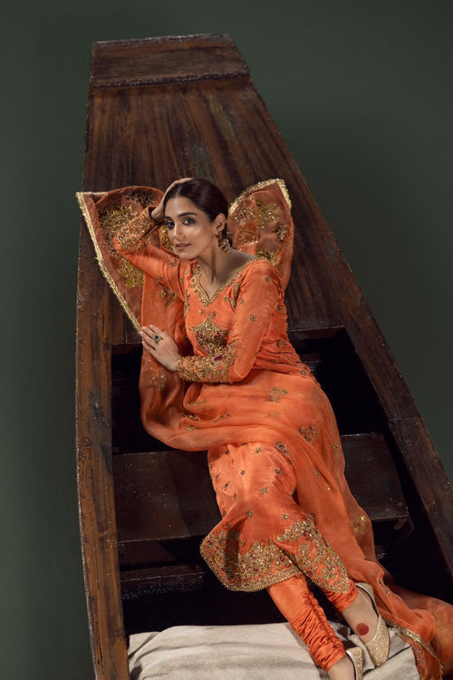 Maya | Wedding Formal Ulfat | NAYAAB by Maya - Designer Dress - Type: Ladies Clothes - Available at Libayah - 100% Original
