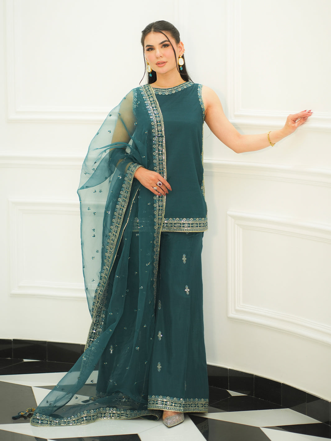 Faiza Faisal | Mayal Festive Pret 25 | SEREN by Faiza Faisal - Designer Dress - Type: Ladies Clothes - Available at Libayah - 100% Original