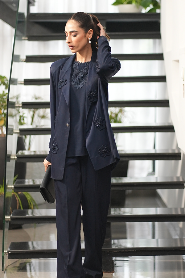 Sana Abbas | La Fiesta | Indigo by Sana Abbas - Designer Dress - Type: Ladies Clothes - Available at Libayah - 100% Original