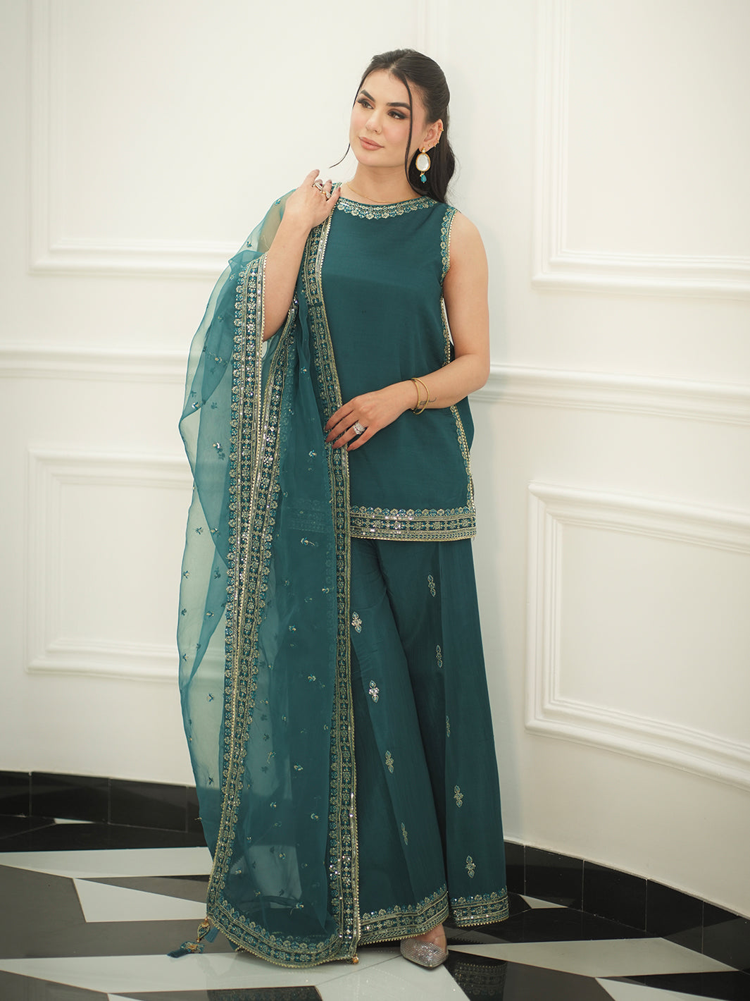 Faiza Faisal | Mayal Festive Pret 25 | SEREN by Faiza Faisal - Designer Dress - Type: Ladies Clothes - Available at Libayah - 100% Original