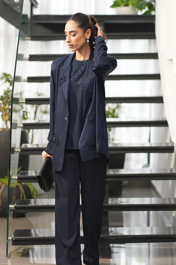 Sana Abbas | La Fiesta | Indigo by Sana Abbas - Designer Dress - Type: Ladies Clothes - Available at Libayah - 100% Original