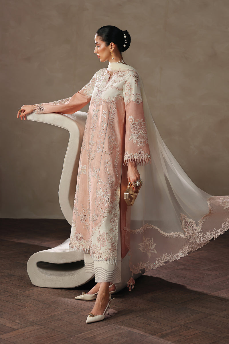 Qalamkar | Luxury Pret 26 | QLP-08 - Beena by Qalamkar - Designer Dress  - Type : Ladies Clothes - Available at Libayah - 100% Original 