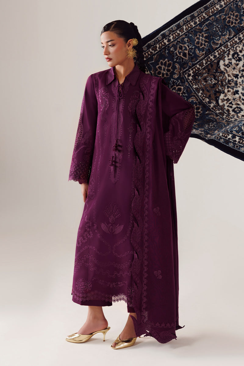 Qalamkar | Q Line Linen 26 | QLW-07 MAHEEN by Qalamkar - Designer Dress  - Type : Ladies Clothes - Available at Libayah - 100% Original 
