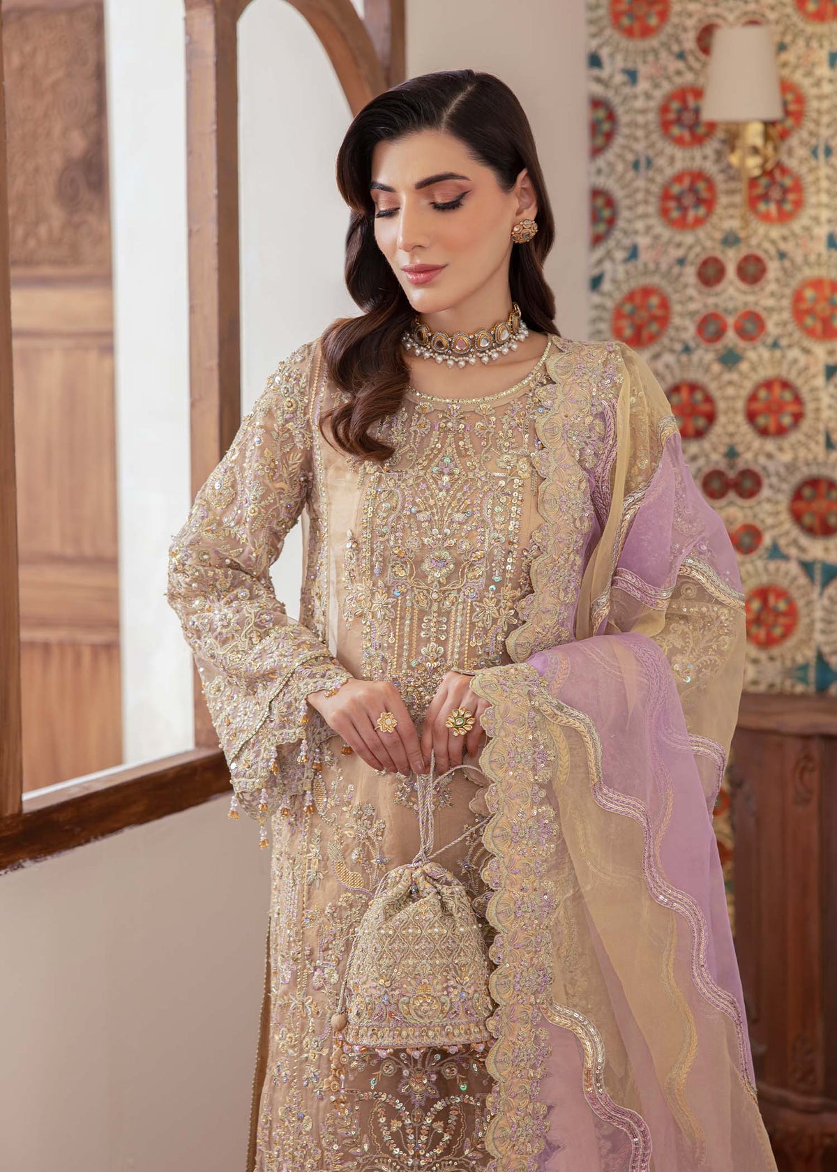 Kanwal Malik | Mirha Eid Luxury Pret 25 | Mahin by Kanwal Malik - Designer Dress - Type: Ladies Clothes - Available at Libayah - 100% Original