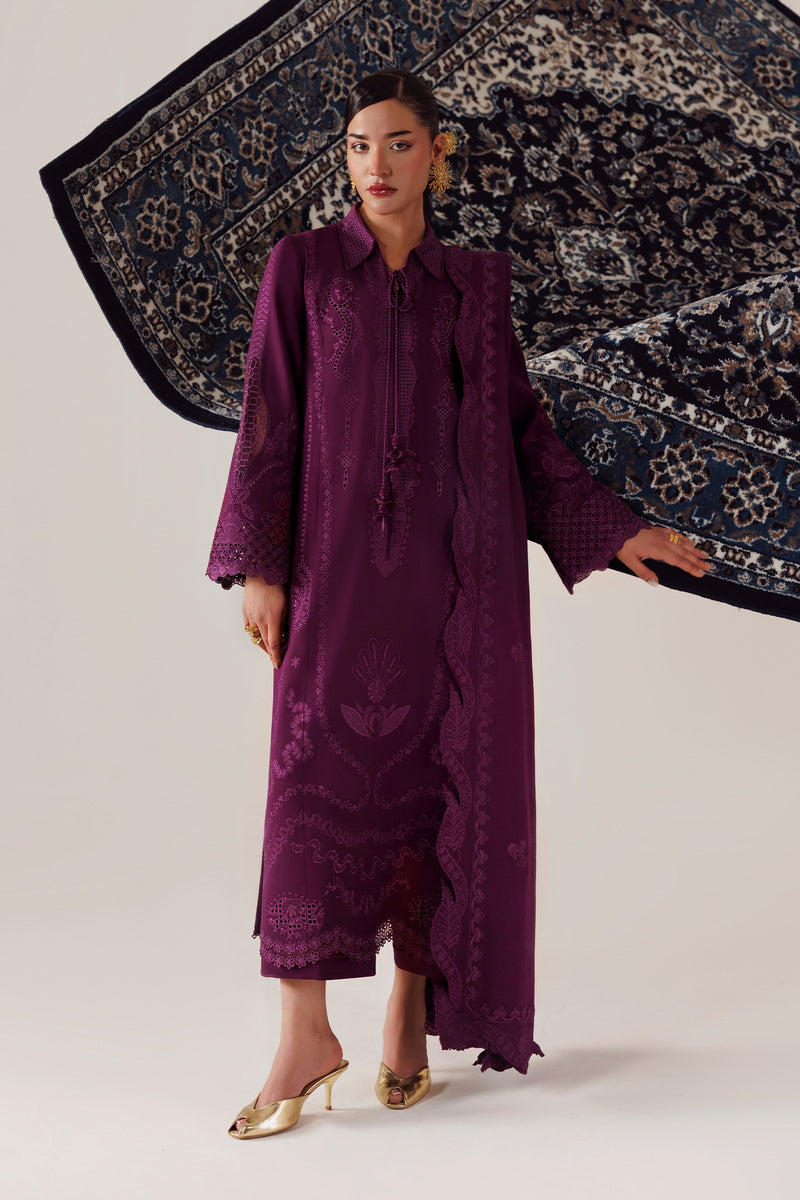 Qalamkar | Q Line Linen 26 | QLW-07 MAHEEN by Qalamkar - Designer Dress  - Type : Ladies Clothes - Available at Libayah - 100% Original 