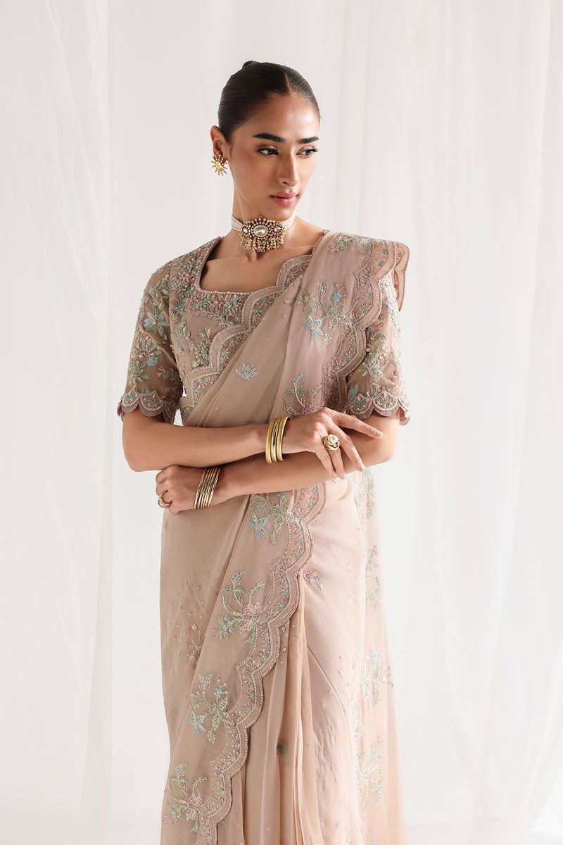 Qalamkar | Chiffon 26 | QCC-04 NOVERA by Qalamkar - Designer Dress  - Type : Ladies Clothes - Available at Libayah - 100% Original 