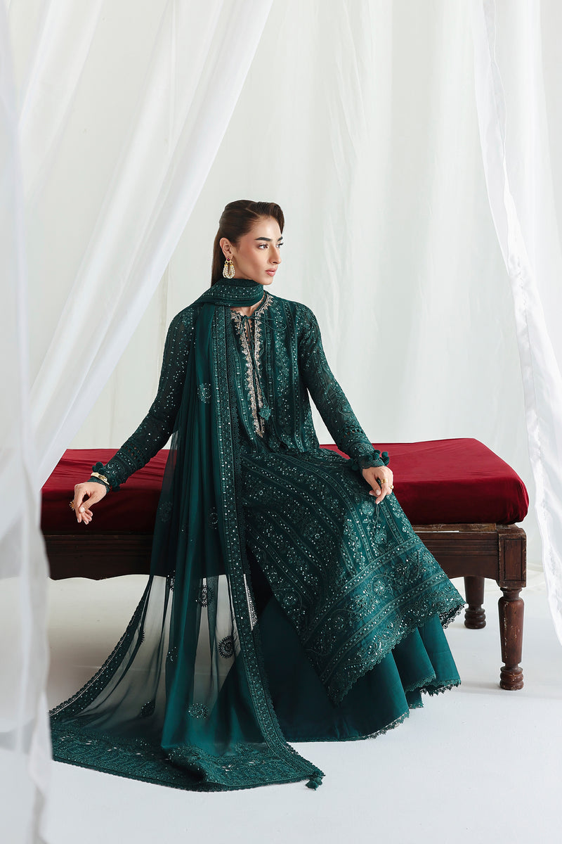 Qalamkar | Chiffon 26 | QCC-05 JANAAN by Qalamkar - Designer Dress  - Type : Ladies Clothes - Available at Libayah - 100% Original 