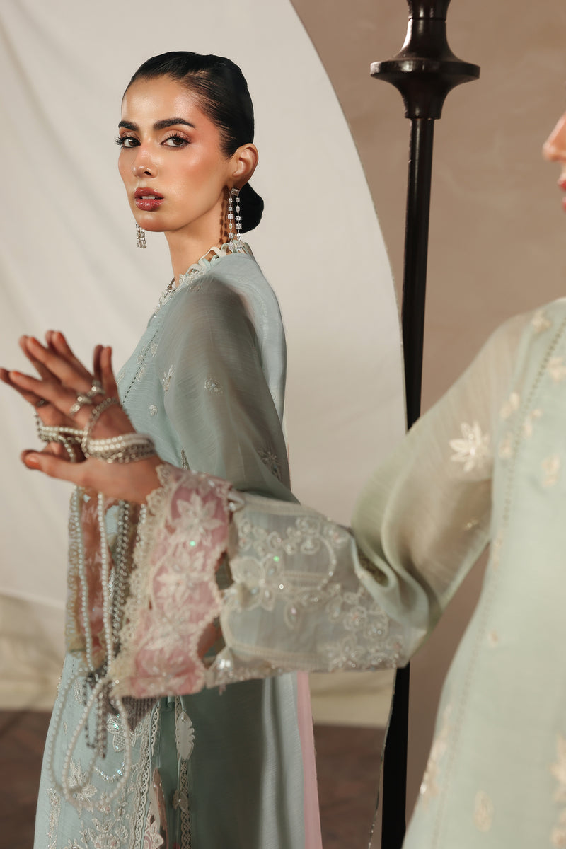 Qalamkar | Luxury Pret 26 | QLP-02 - Nazia by Qalamkar - Designer Dress  - Type : Ladies Clothes - Available at Libayah - 100% Original 