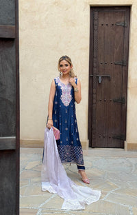 Afrozeh | Basic Pret 26 RTW | NACRE by Afrozeh - Designer Dress  - Type : Ladies Clothes - Available at Libayah - 100% Original 