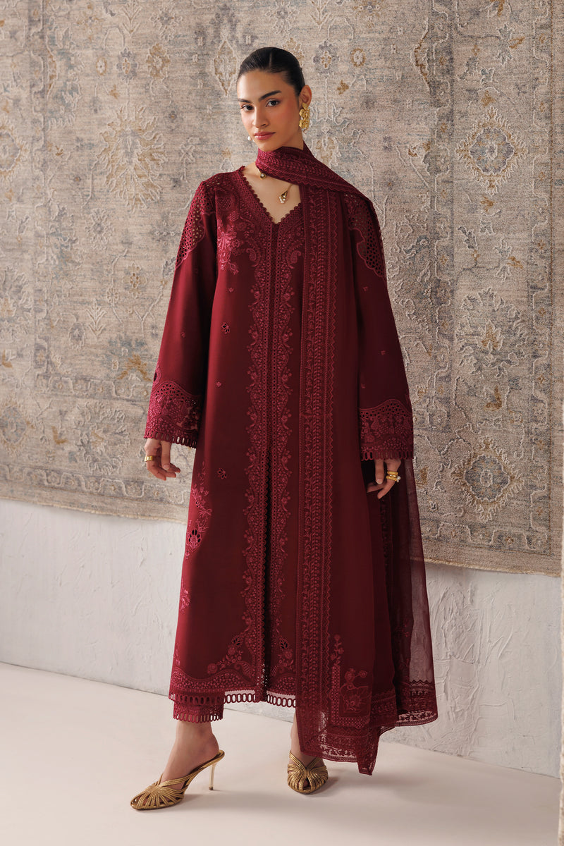 Qalamkar | Q Line Linen 26 | QLW-08 NEIRAH by Qalamkar - Designer Dress  - Type : Ladies Clothes - Available at Libayah - 100% Original 